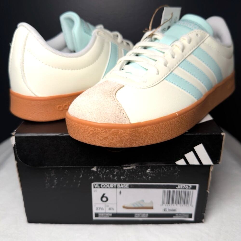 Adidas VL Court Base “Core Halo Mint” – JI1767 | 6W